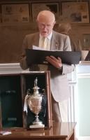 Vincent Dobson with the Black and Wite Hat Trophy